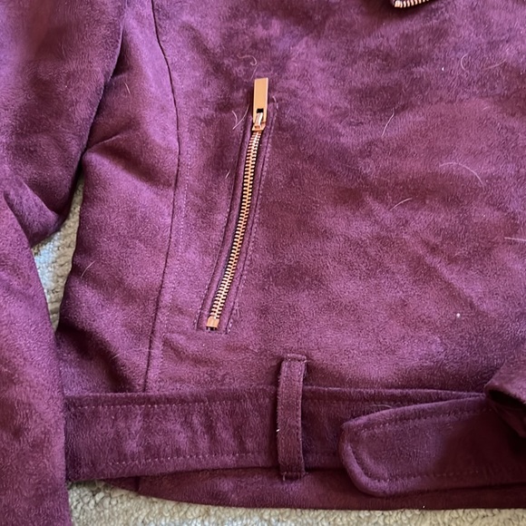 Lauren conrad suede motorcycle jacket - Picture 4 of 6